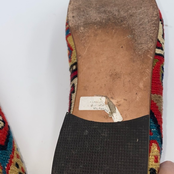 Artemis Mens Kilim Wool Tapestry Slip On Smoking Shoes Driving Loafers 44 HH09 - Picture 8 of 10